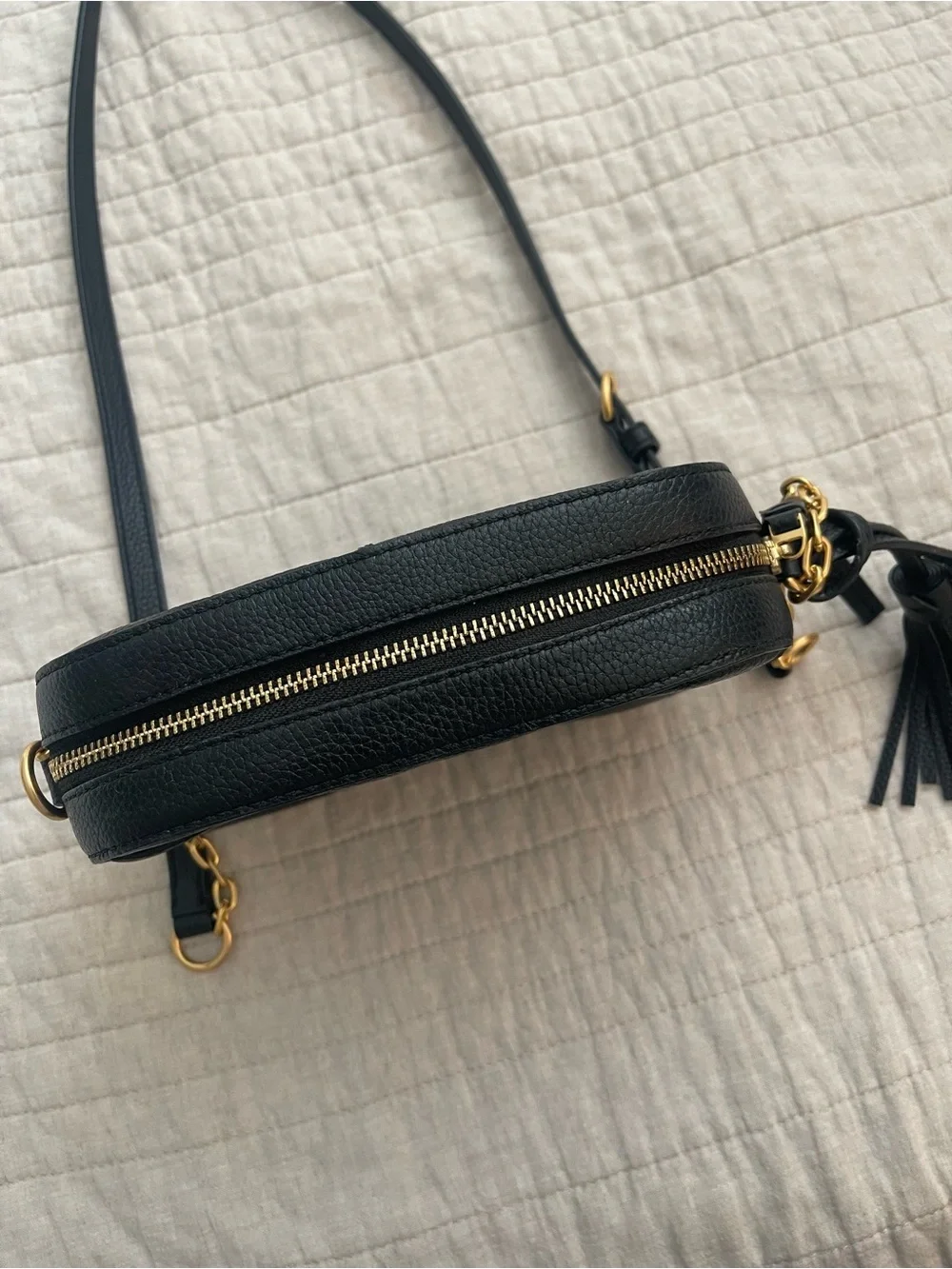 Tory Burch Black Leather Crossbody